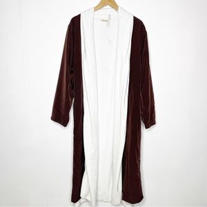 H2Home Brown Robe Terry Lining Size Large X-Large Nordstrom